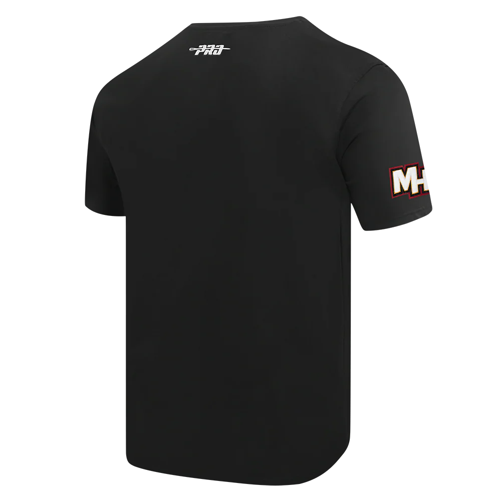 NBA MIAMI HEAT TYLER HERRO #14 CLASSIC PNN MEN'S SJ TEE (BLACK) - Image 4