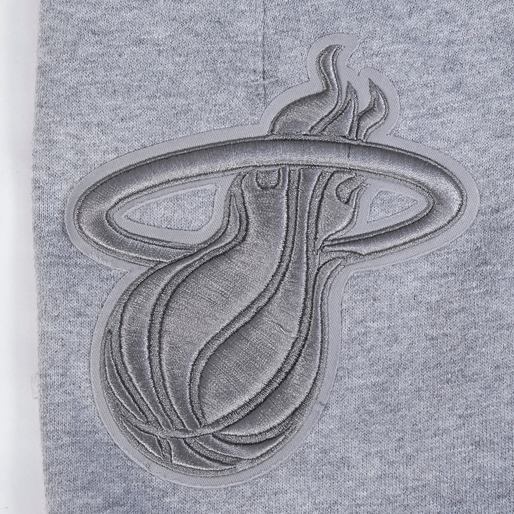 NBA MIAMI HEAT NEUTRAL MEN'S SHORT (DARK HEATHER GRAY) - Image 5