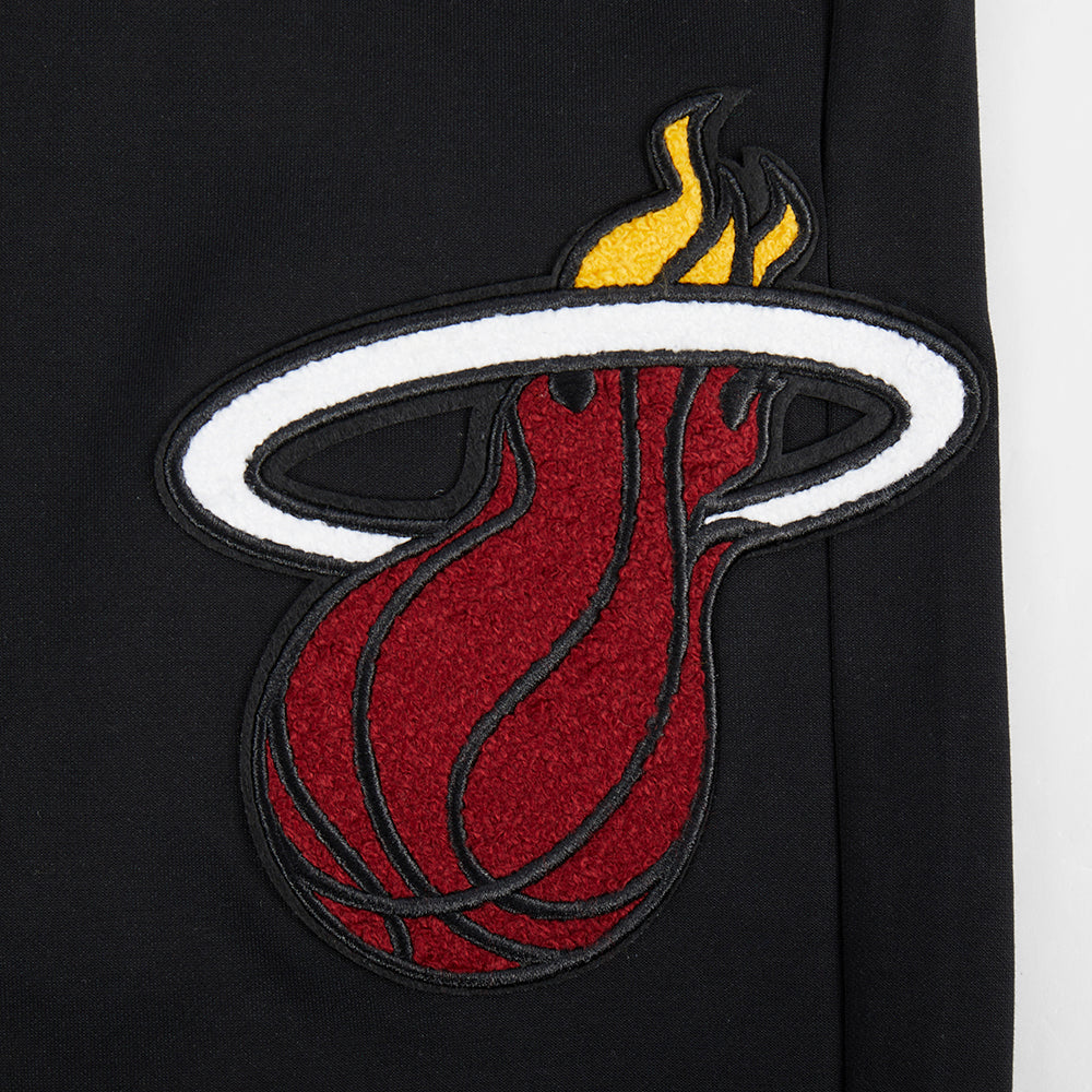 NBA MIAMI HEAT CLASSIC CHENILLE MEN'S JOGGER (BLACK) - Image 5