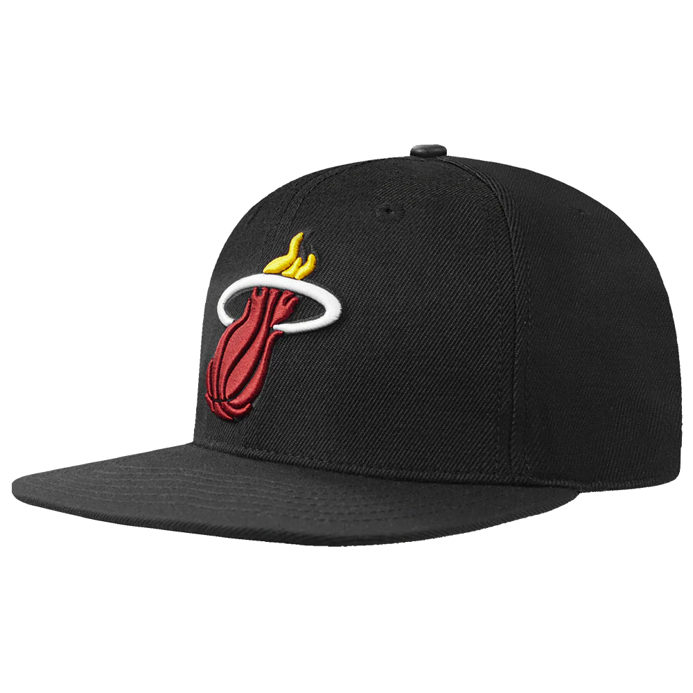 NBA MIAMI HEAT SCRIPT TAIL WOOL SNAPBACK (BLACK) - Image 5
