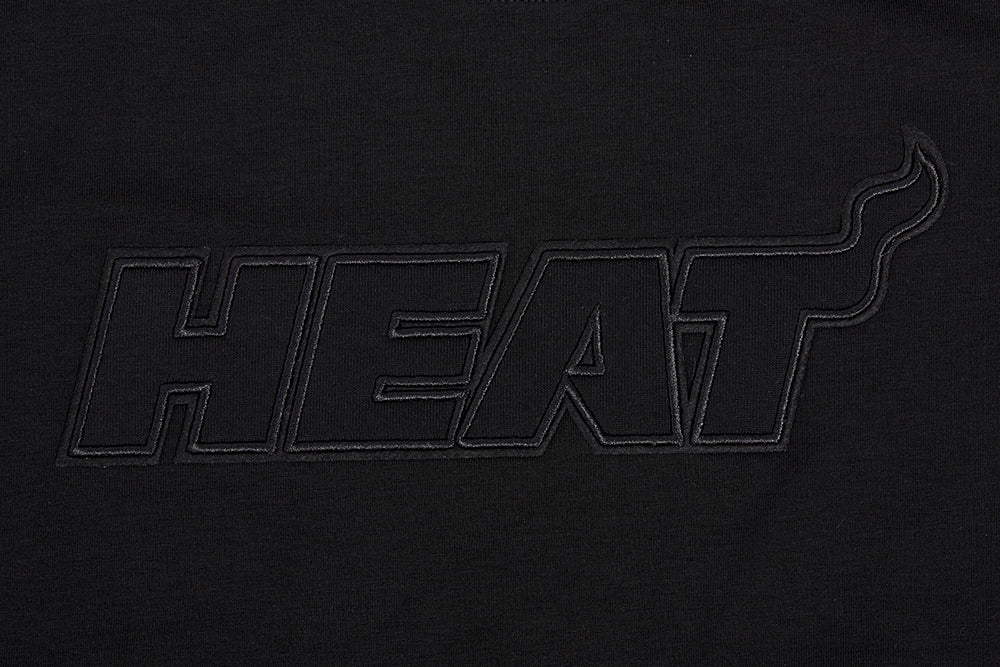 NBA MIAMI HEAT NEUTRAL WOMEN'S BOXY TEE (BLACK) - Image 5