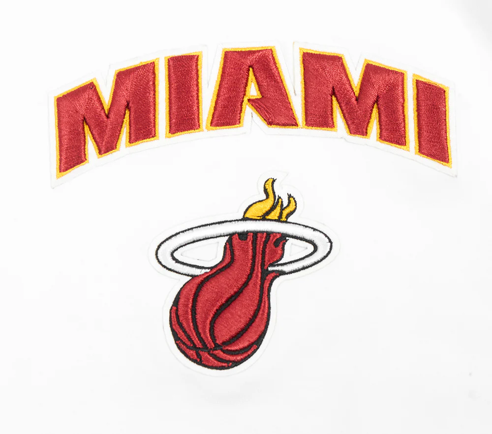 NBA MIAMI HEAT CLASSIC RELAXED FIT RACERBACK (WHITE) - Image 5