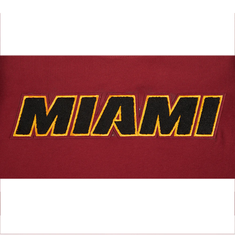 NBA MIAMI HEAT CLASSIC BIG BOY'S SJ TEE (CARDINAL RED) - Image 5