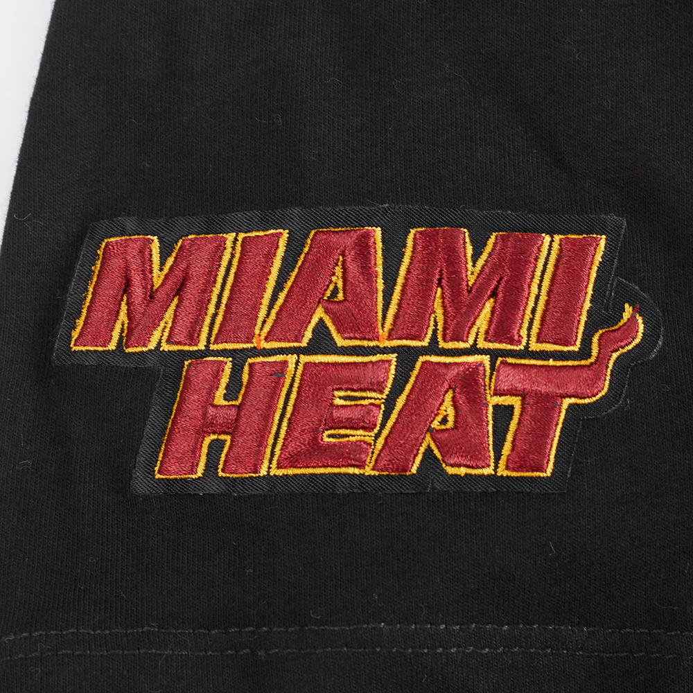 NBA MIAMI HEAT RETRO CLASSIC BIG BOY'S SS TEE (BLACK) - Image 7