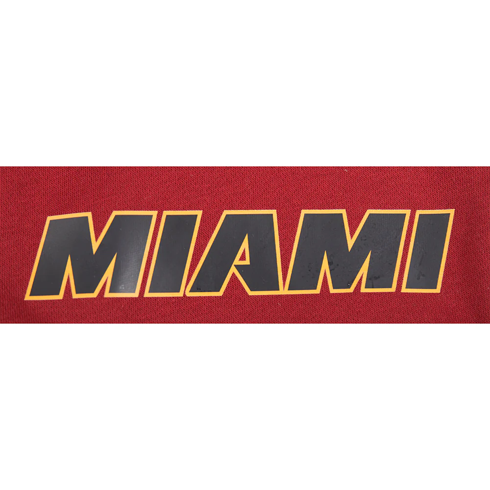 NBA MIAMI HEAT CLASSIC BIG BOYS FLC 2.0 SHORT (CARDINAL RED) - Image 6