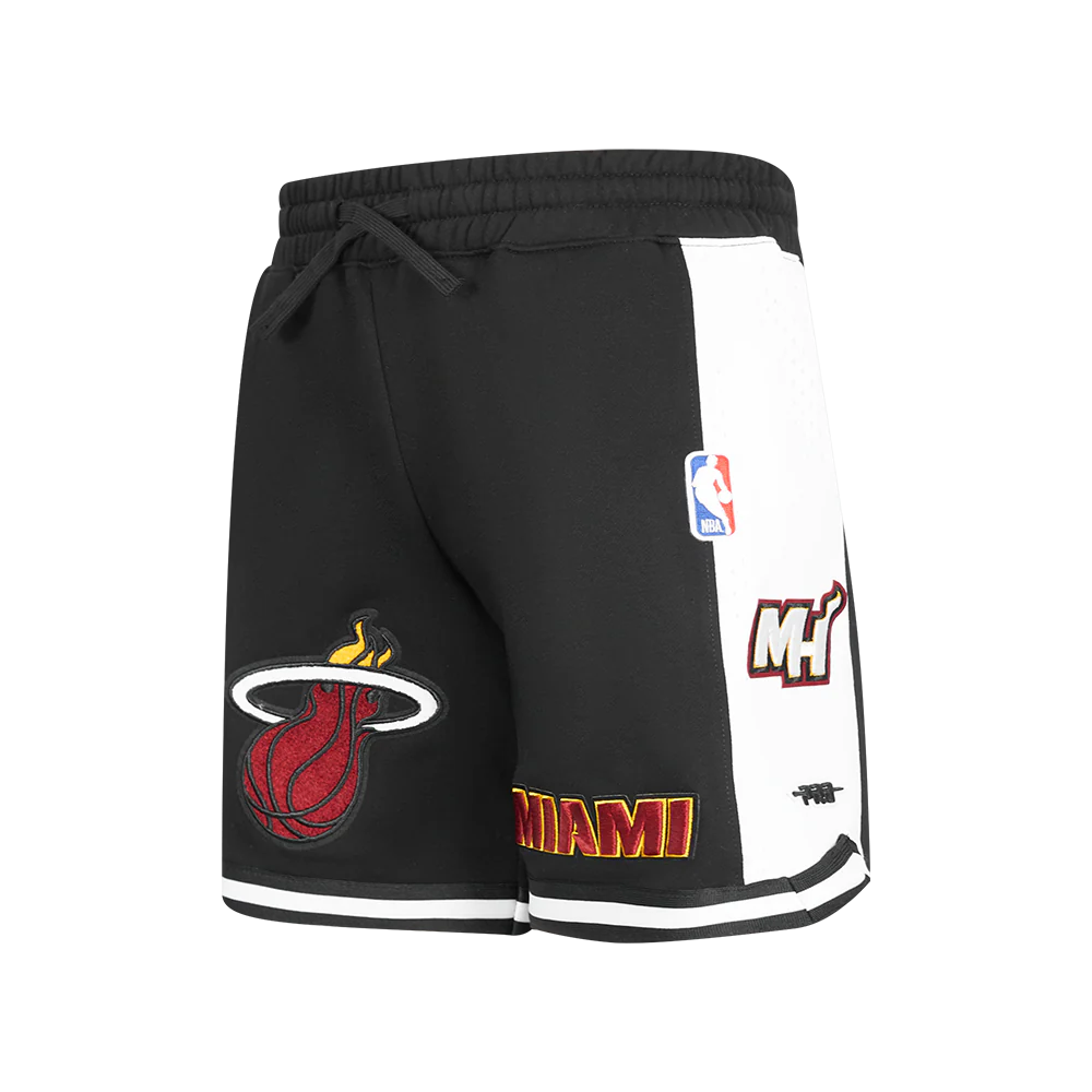 NBA MIAMI HEAT RETRO CLASSIC BIG BOY'S FLC 2.0 SHORT (BLACK)