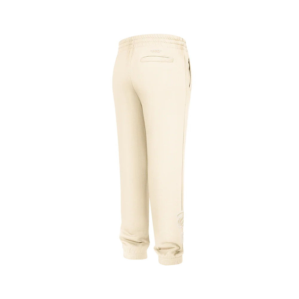 NBA MIAMI HEAT NEUTRAL BIG BOYS FLC SWEATPANT (EGGSHELL) - Image 3