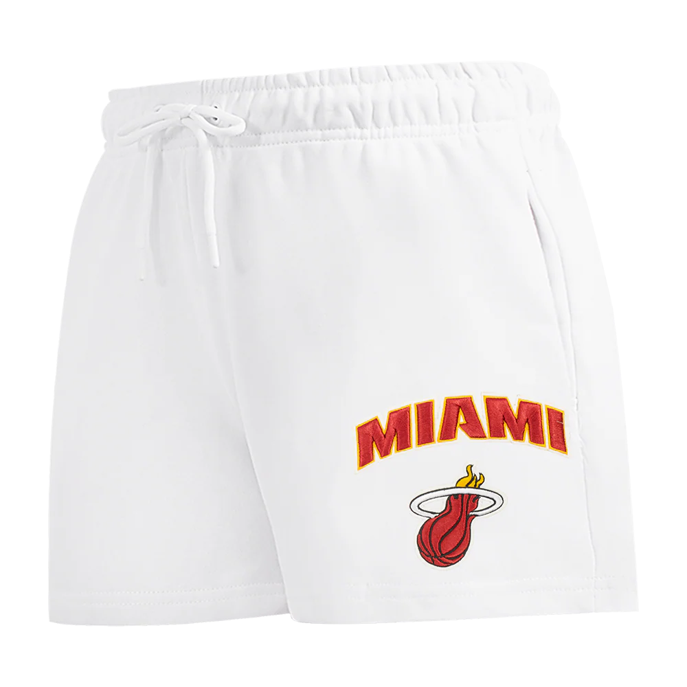 NBA MIAMI HEAT CLASSIC WOMEN'S SHORT (WHITE)