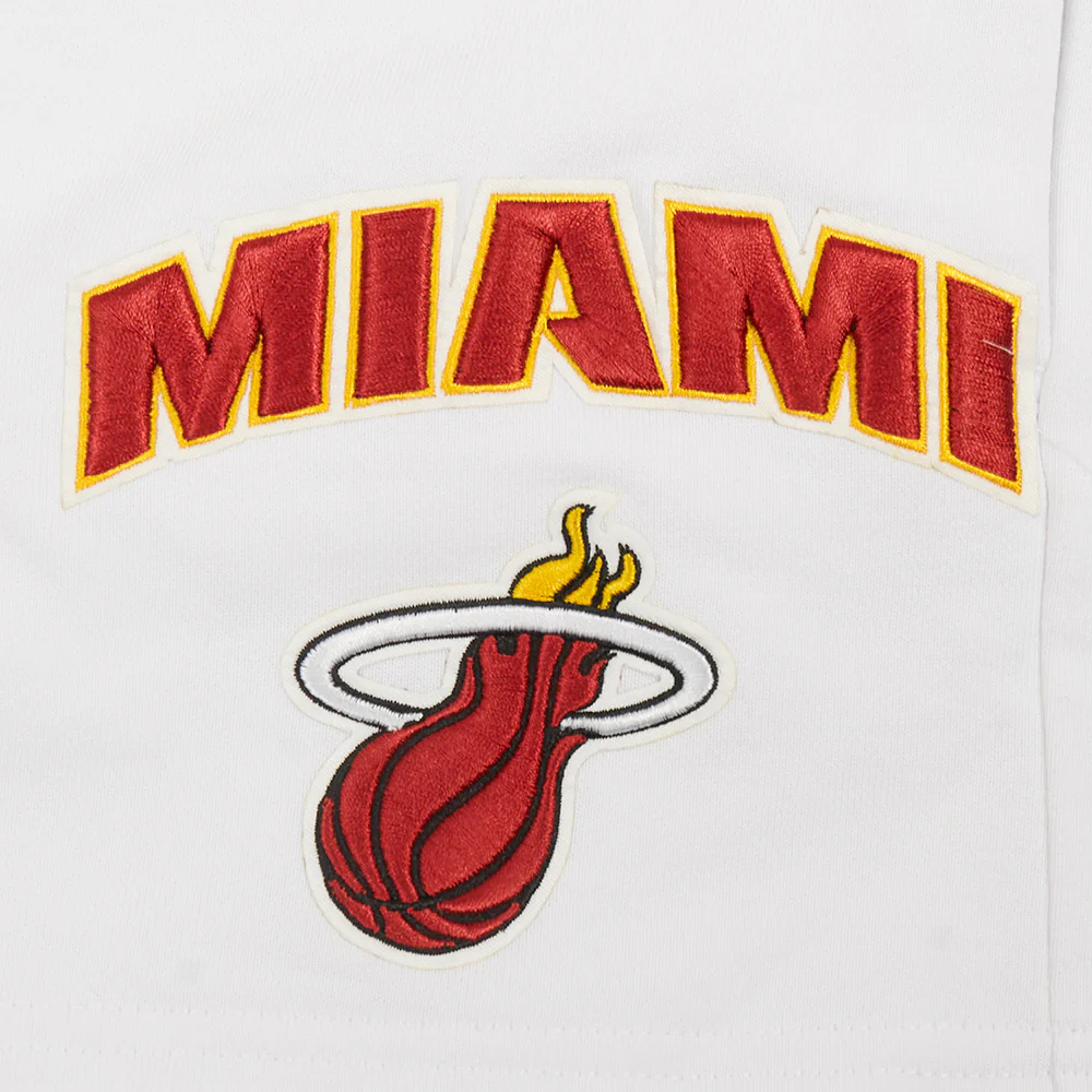 NBA MIAMI HEAT CLASSIC WOMEN'S SHORT (WHITE) - Image 5
