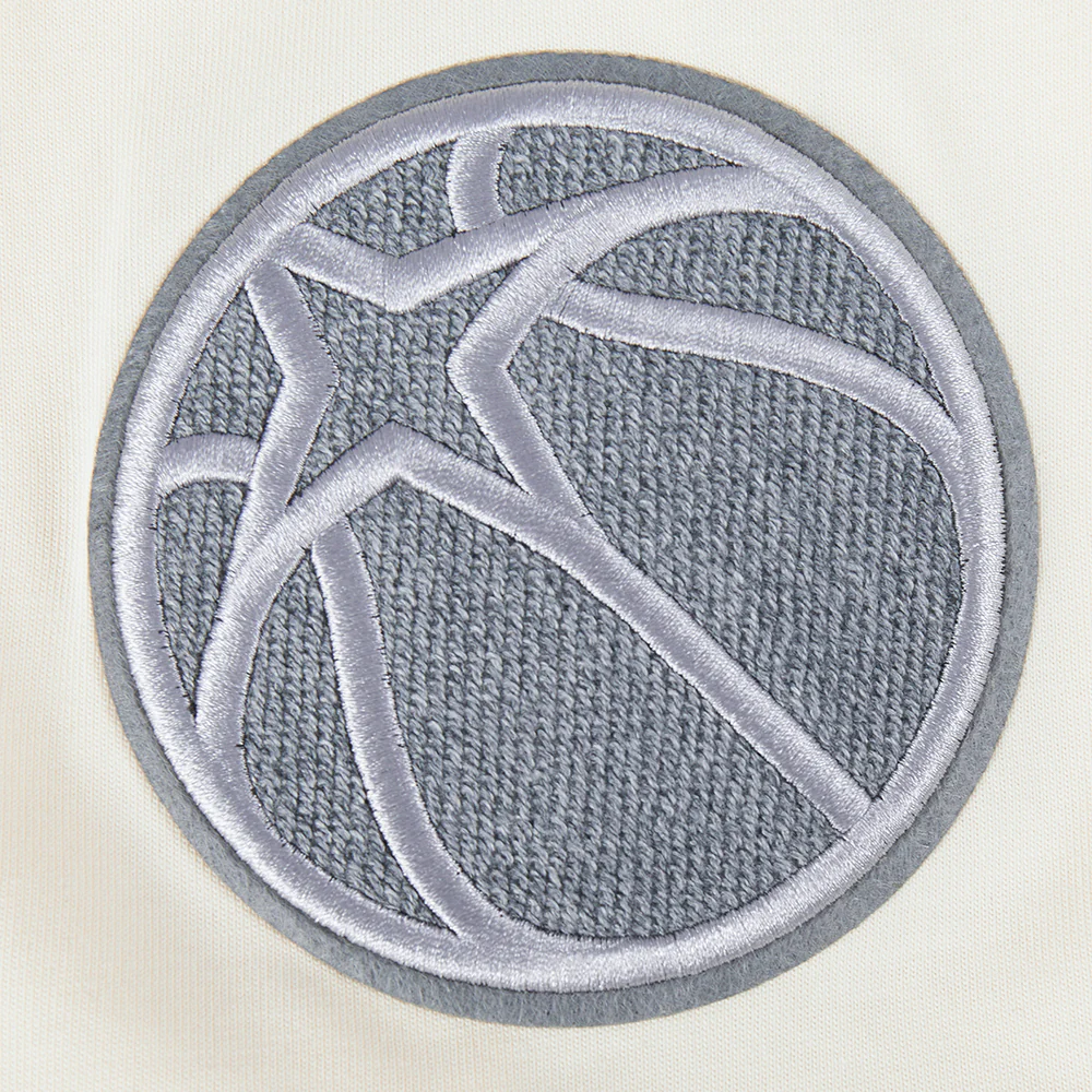 NBA MINNESOTA TIMBERWOLVES REVERSE FRENCH TERRY MEN'S CJ DROP SHOULDER TEE (EGGSHELL) - Image 6