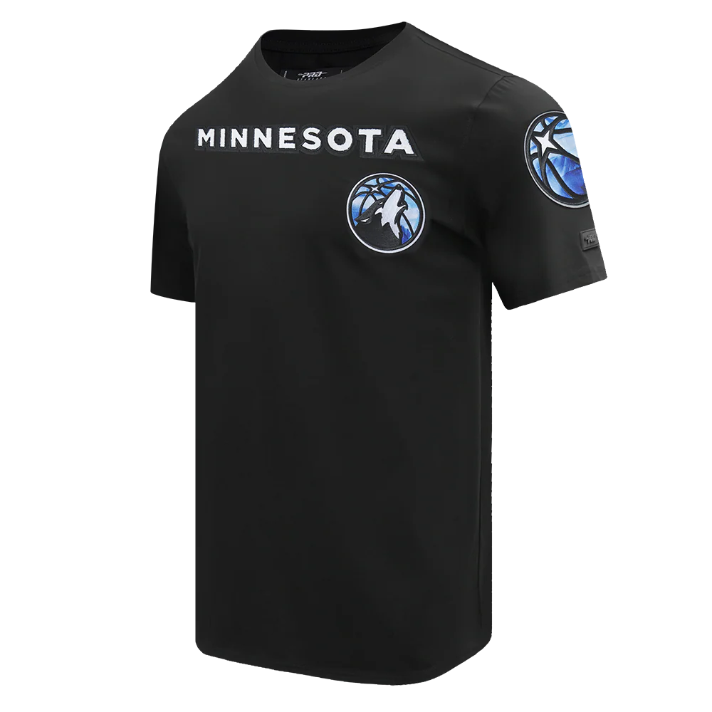 NBA MINNESOTA TIMBERWOLVES CITY EDITION 24-25 MEN'S TEE (BLACK) - Image 2