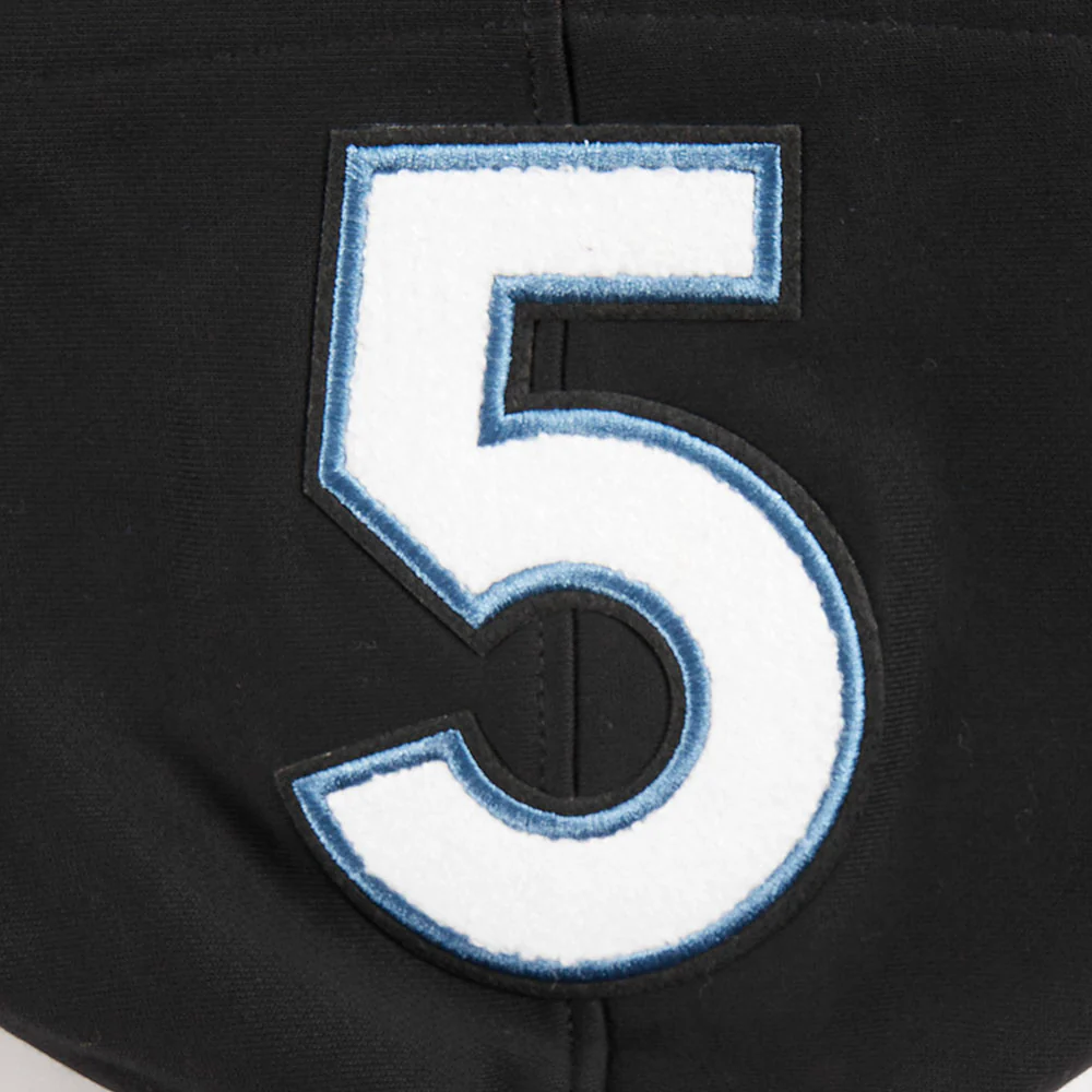 NBA MINNESOTA TIMBERWOLVES ANTHONY EDWARDS #5 REMIX AVATAR MEN'S FLEECE PULLOVER HOODIE (BLACK) - Image 7