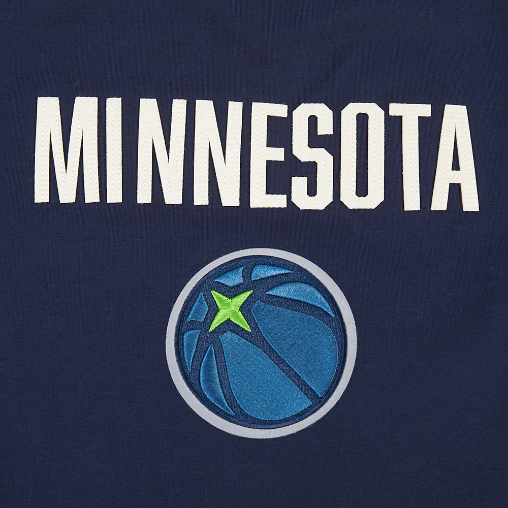 NBA MINNESOTA TIMBERWOLVES MODERN ORIGINALS WOMEN'S SJ BOXY TEE (MIDNIGHT NAVY) - Image 6