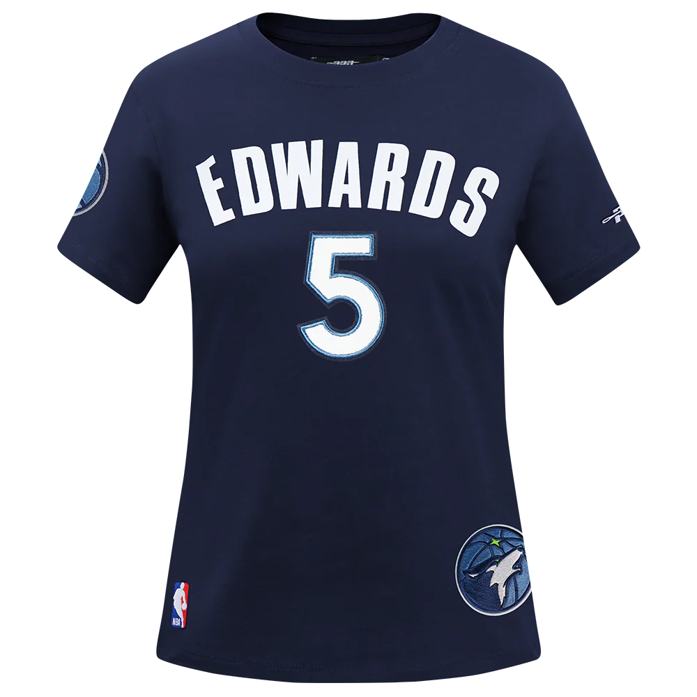 NBA MINNESOTA TIMBERWOLVES ANTHONY EDWARDS #5 CLASSIC PNN WOMEN'S SJ S (MIDNIGHT NAVY)