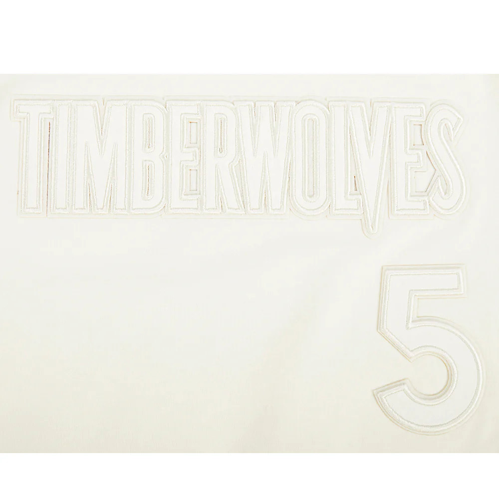 NBA MINNESOTA TIMBERWOLVES ANTHONY EDWARDS #5 NEUTRAL PNN BIG BOY'S SS TEE (EGGSHELL) - Image 6