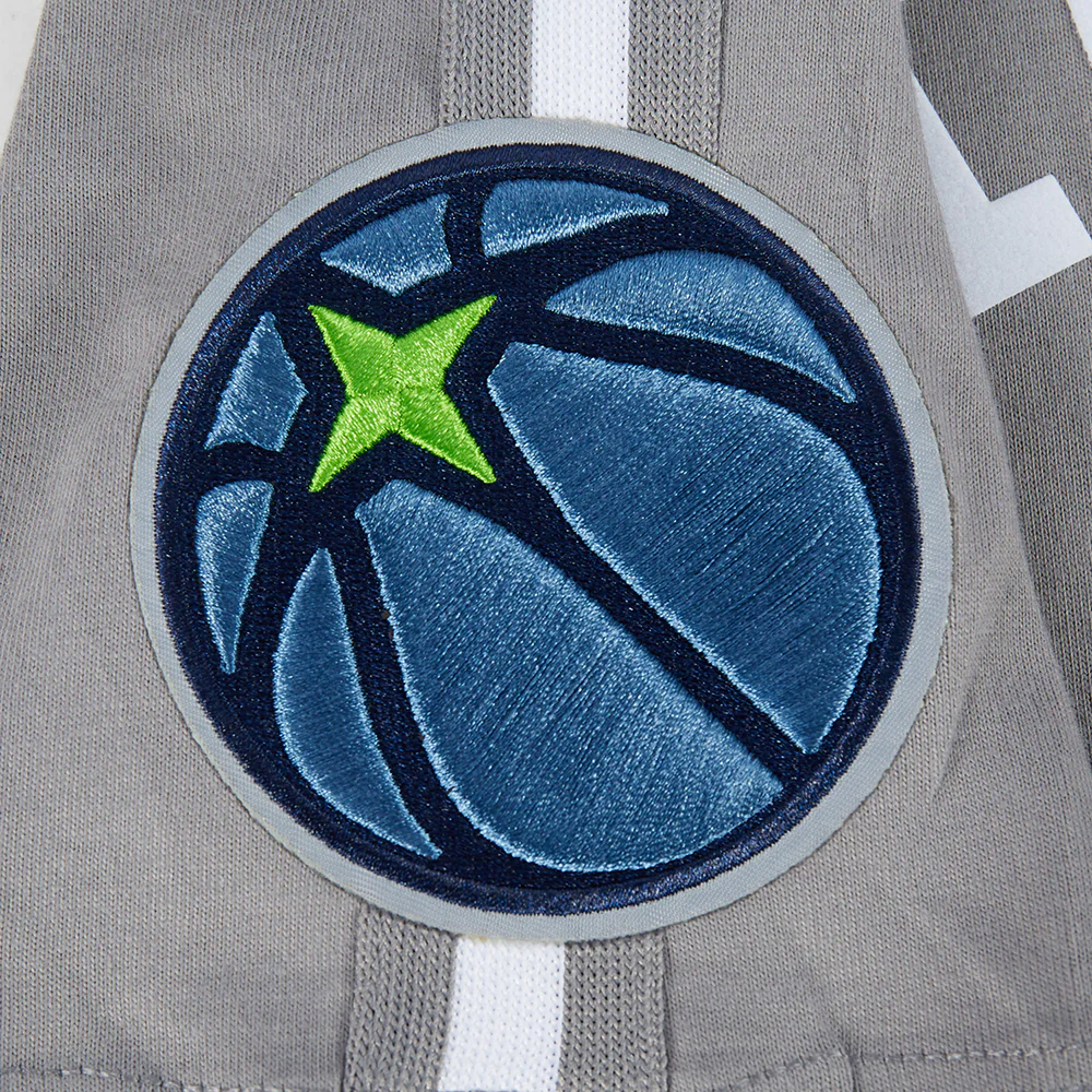 NBA MINNESOTA TIMBERWOLVES ANTHONY EDWARDS #5 CLASSIC PNN BIG BOY'S SS (GRAY) - Image 5