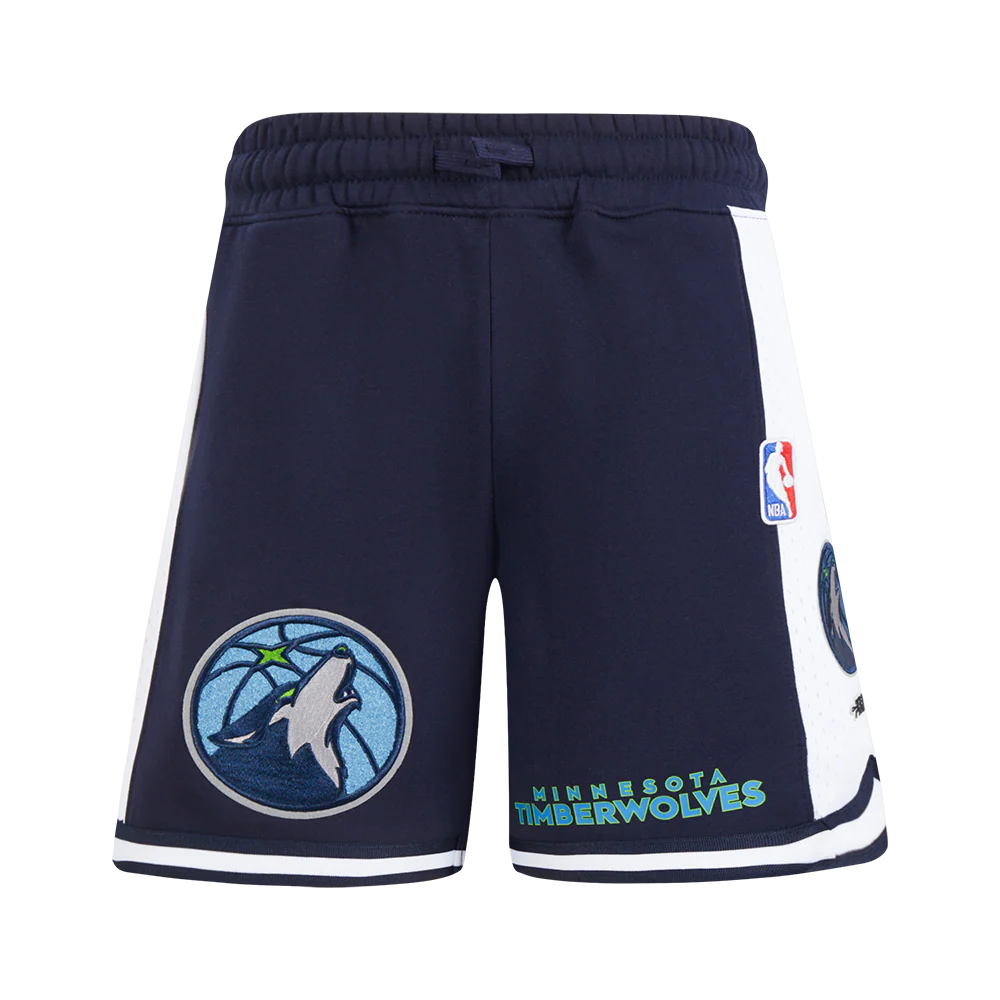 NBA MINNESOTA TIMBERWOLVES CLASSIC BIG BOY'S FLC 2.0 SHORT (MIDNIGHT NAVY) - Image 2