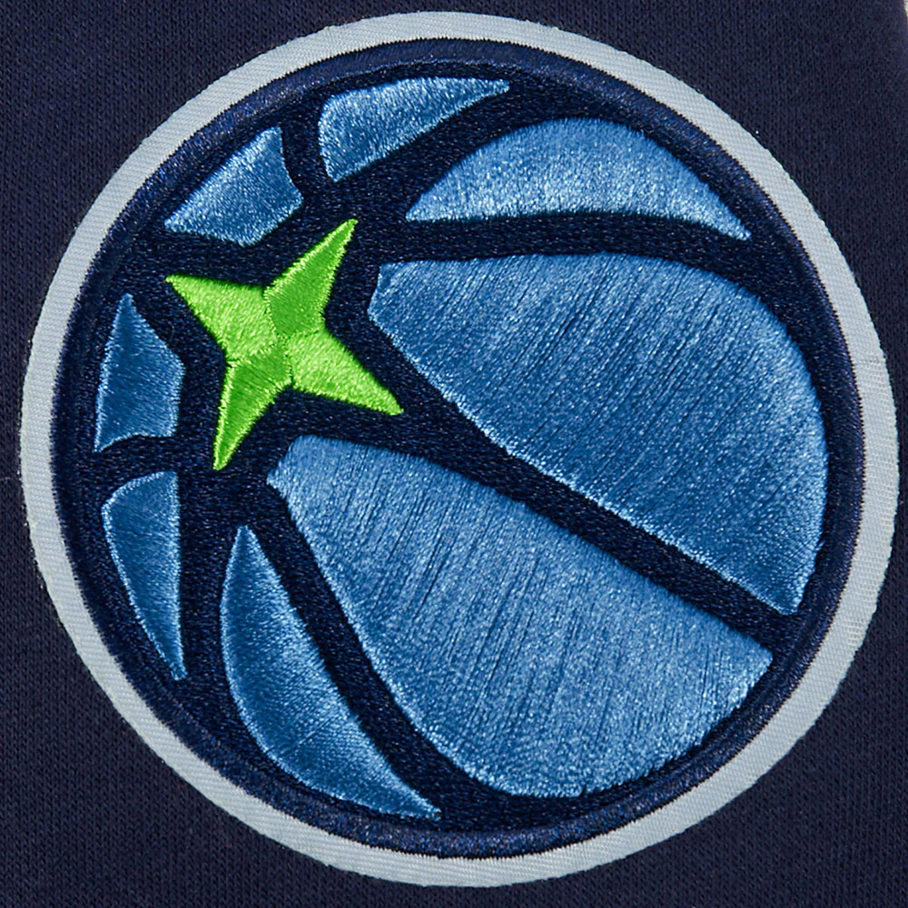NBA MINNESOTA TIMBERWOLVES ANTHONY EDWARDS #5 CLASSIC PNN BIG BOY'S FLE (MIDNIGHT NAVY) - Image 6
