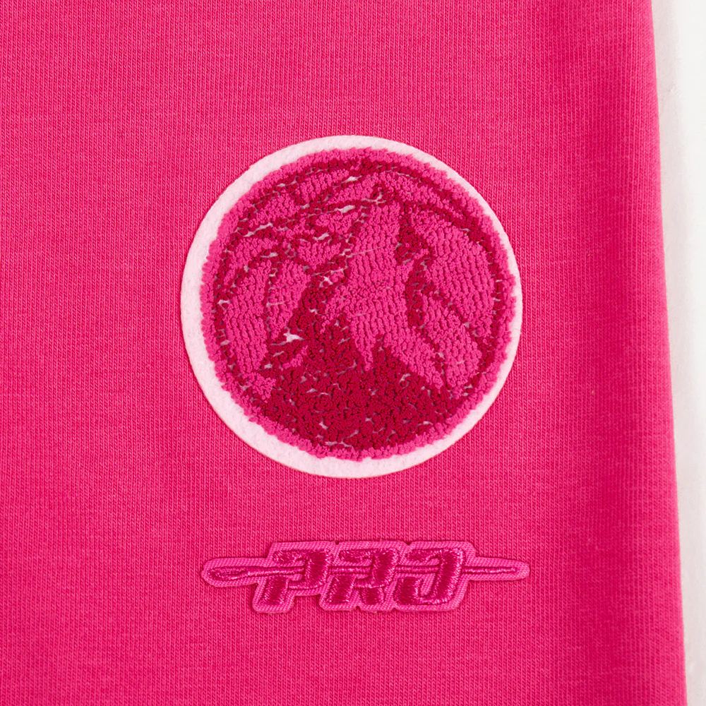 NBA MINNESOTA TIMBERWOLVES TRIPLE PINK BIG GIRLS LEGGING (BEETROOT PURPLE) - Image 7