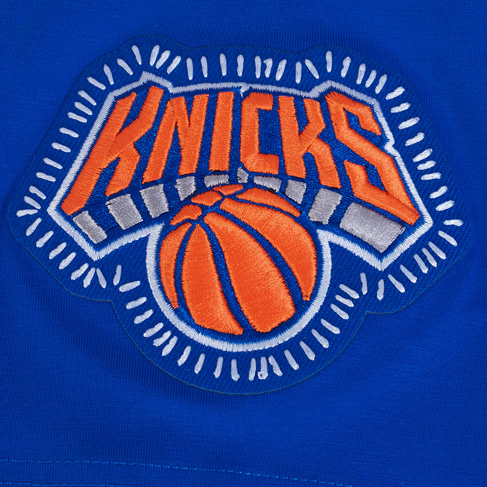 NBA NEW YORK KNICKS DIY PICK STITCH MEN'S SINGLE JERSEY TEE (ROYAL BLUE) - Image 7