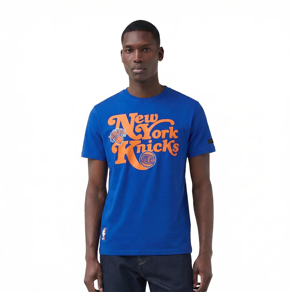 NBA NEW YORK KNICKS SOUVENIR MEN'S SINGLE JERSEY TEE (ROYAL BLUE)
