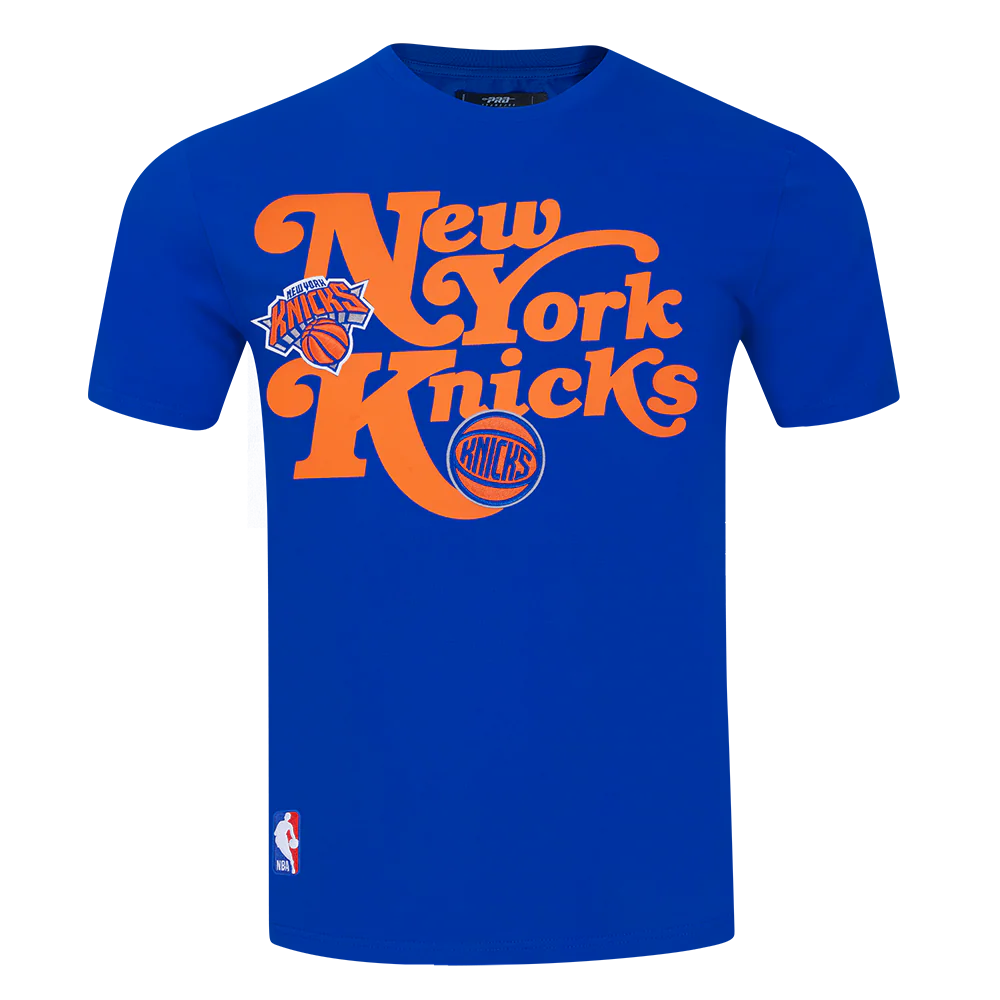 NBA NEW YORK KNICKS SOUVENIR MEN'S SINGLE JERSEY TEE (ROYAL BLUE) - Image 5
