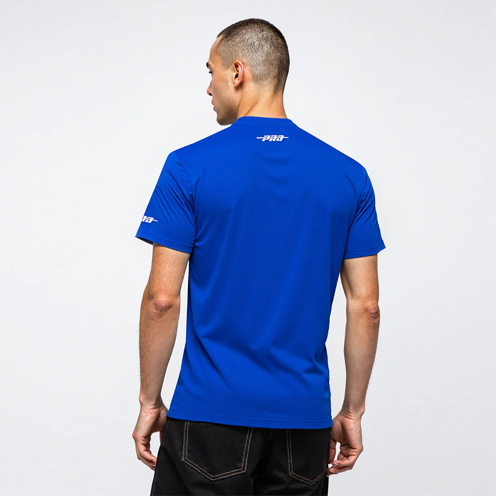 NBA NEW YORK KNICKS TEAM BADGE MEN'S SJ TEE (ROYAL BLUE) - Image 2