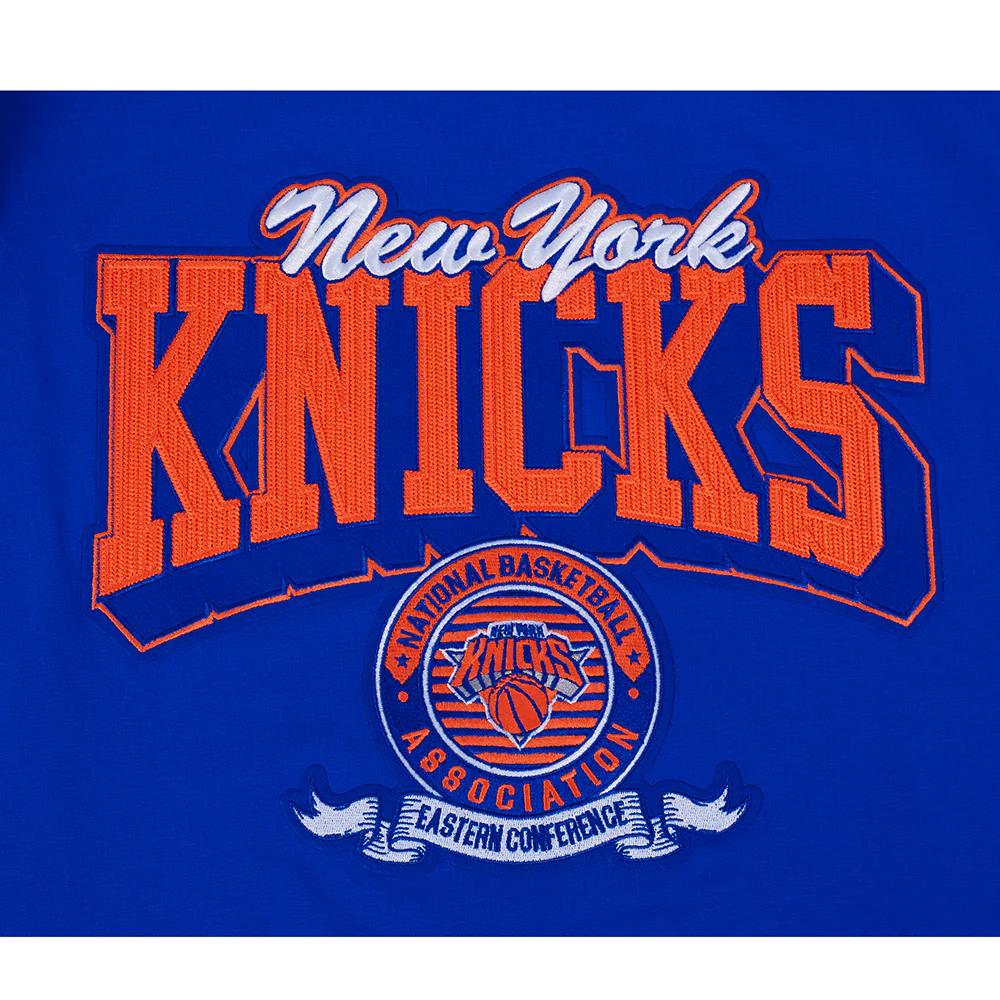 NBA NEW YORK KNICKS TEAM BADGE MEN'S SJ TEE (ROYAL BLUE) - Image 8