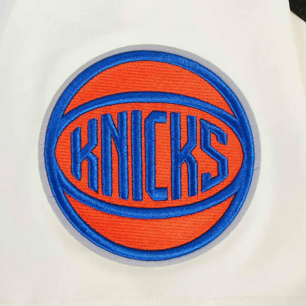 NEW YORK KNICKS MODERN ORIGINALS MEN'S RINGER TEE (EGGSHELL/ROYAL BLUE) - Image 5