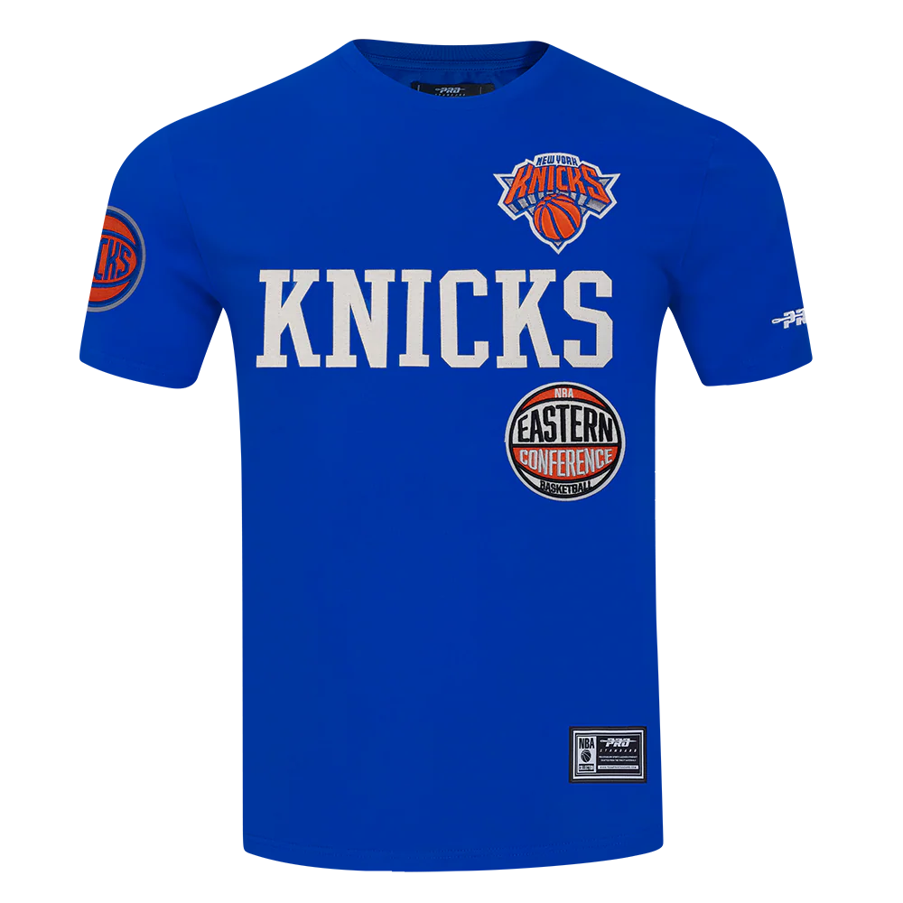 NBA NEW YORK KNICKS MODERN ORIGINALS MEN'S SJ TEE (ROYAL BLUE) - Image 3
