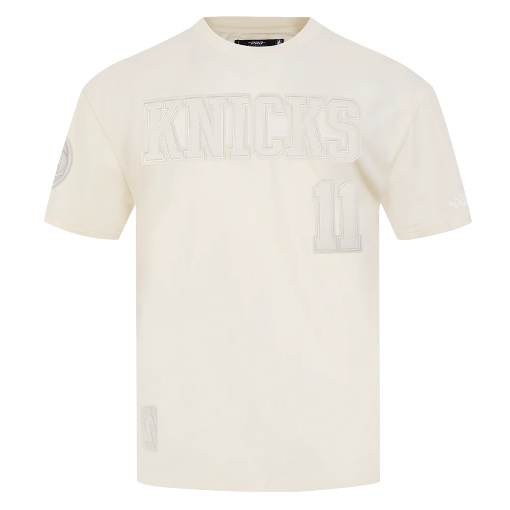 NBA NEW YORK KNICKS JALEN BRUNSON #11 NEUTRAL MEN'S CJ DROP SHOULDER (EGGSHELL) - Image 3