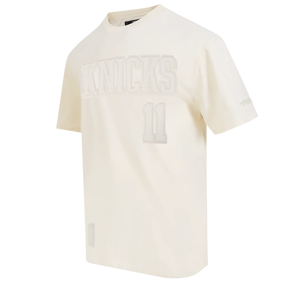 NBA NEW YORK KNICKS JALEN BRUNSON #11 NEUTRAL MEN'S CJ DROP SHOULDER (EGGSHELL) - Image 4