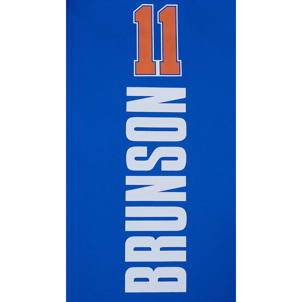 NBA NEW YORK KNICKS JALEN BRUNSON #11 CLASSIC PLAYER NAME AND NUMBER MEN'S SJ TEE - Image 8