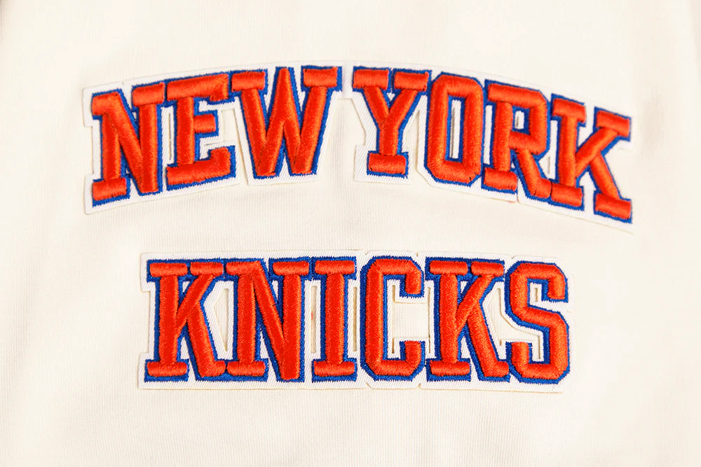NBA NEW YORK KNICKS RETRO CLASSIC MEN'S TEE (EGGSHELL/ ROYAL BLUE) - Image 7