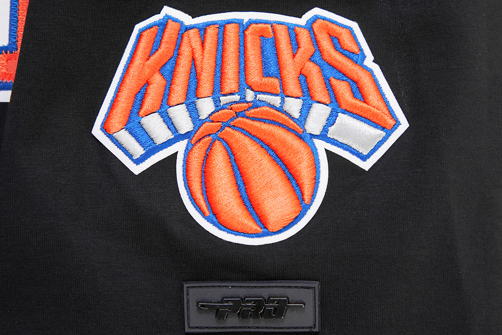 NBA NEW YORK KNICKS TACKLE TWILL MEN'S TEE (BLACK) - Image 7
