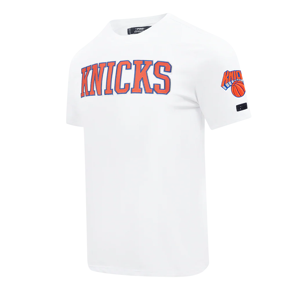 NBA NEW YORK KNICKS TACKLE TWILL MEN'S TEE (WHITE) - Image 2