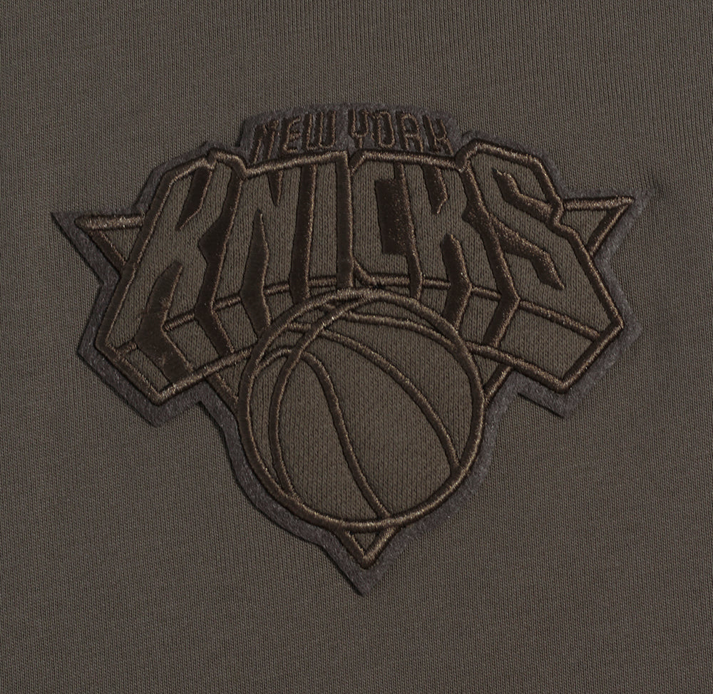 NBA NEW YORK KNICKS NEUTRAL MEN'S DROP SHOULDER TEE (DARK TAUPE) - Image 7
