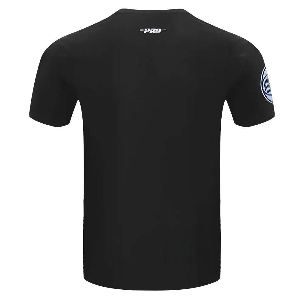 NBA NEW YORK KNICKS VARSITY BLUES MEN'S TEE (BLACK) - Image 3