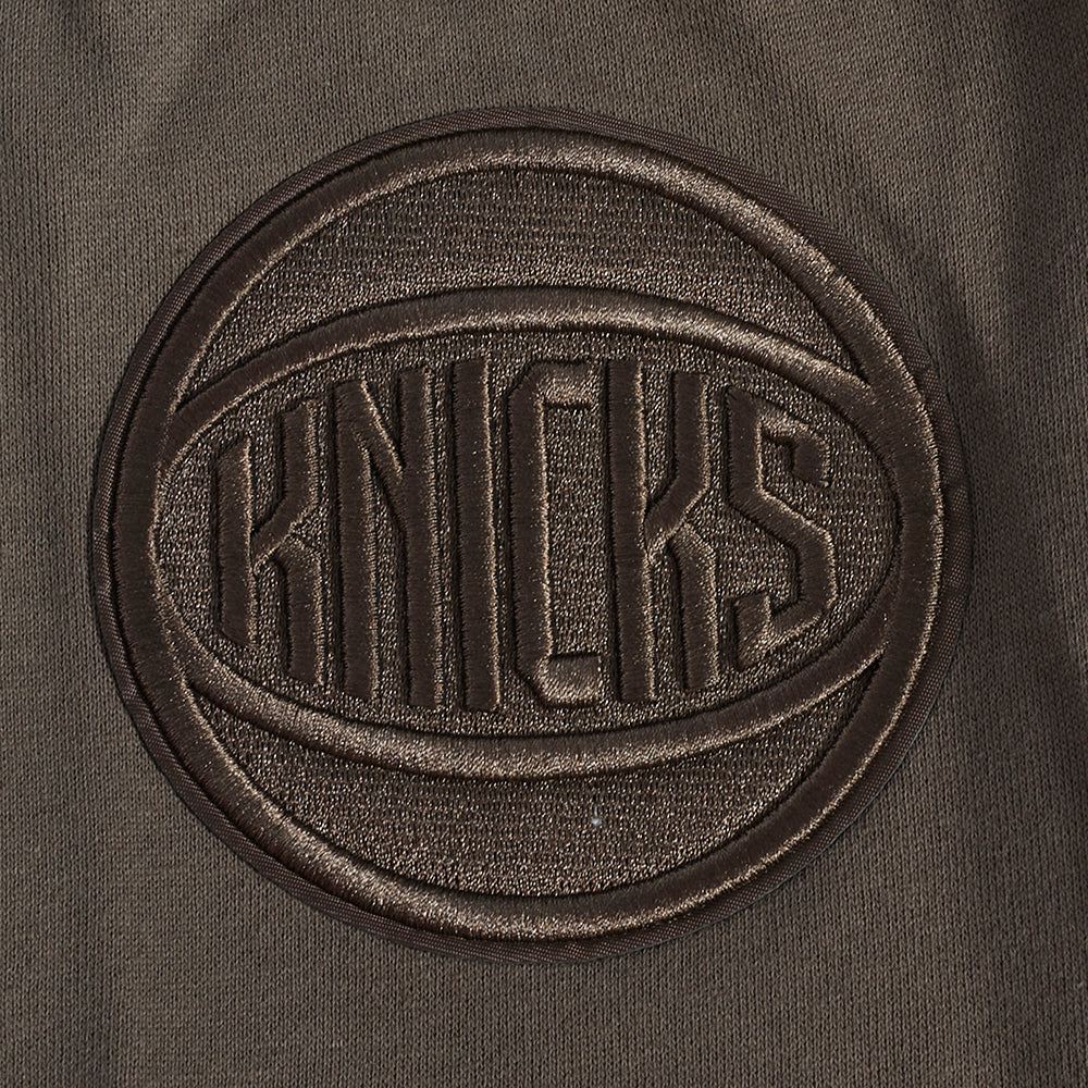 NBA NEW YORK KNICKS NEUTRAL MEN'S SHORT (DARK TAUPE) - Image 5