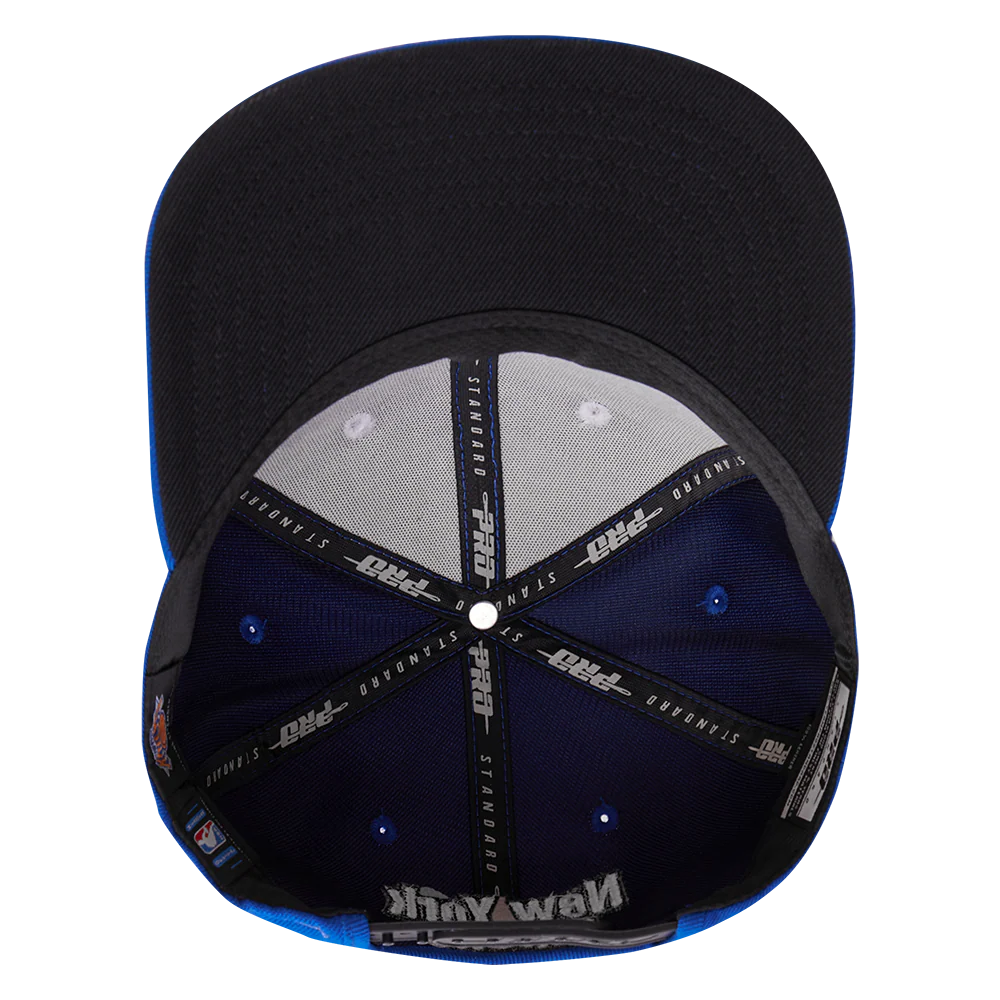 NBA NEW YORK KNICKS RETRO MOTION 2 TONE WOOL SNAPBACK HAT (ROYAL BLUE/WHITE) - Image 6