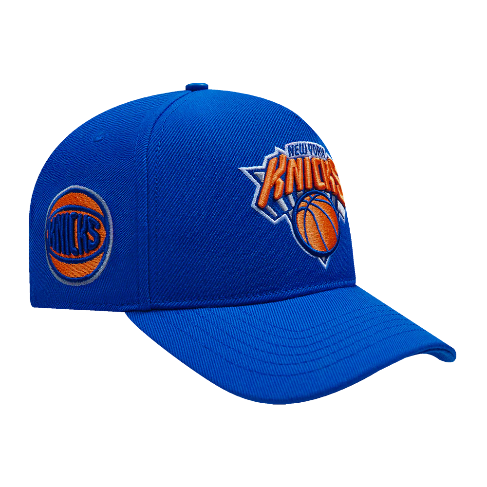 NBA NEW YORK KNICKS CITY EDITION 24-25 PINCH FRONT SNAPBACK HAT (ROYAL BLUE) - Image 5