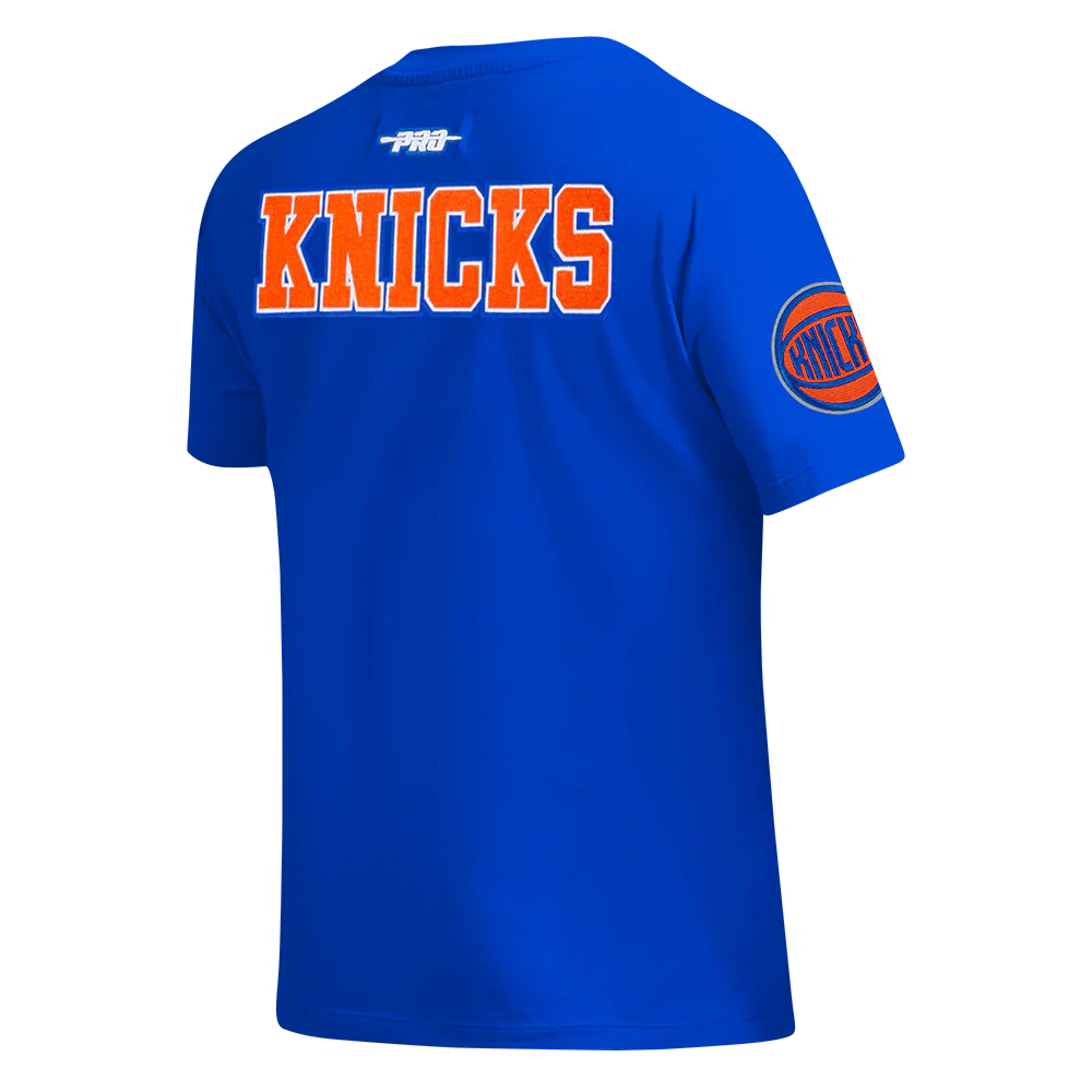 NBA NEW YORK KNICKS JALEN BRUNSON #11 CLASSIC PLAYER NAME AND NUMBER WOMEN'S SJ SLIM FIT TEE - Image 4