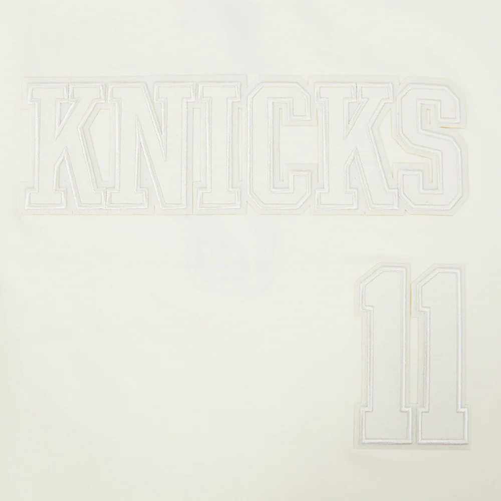 NBA NEW YORK KNICKS JALEN BRUNSON #11 NEUTRAL WOMEN'S SJ BOXY TEE (EGGSHELL) - Image 5