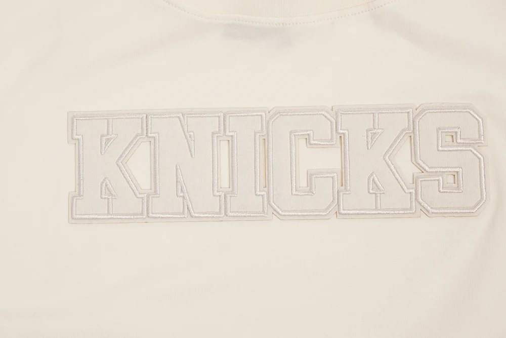 NBA NEW YORK KNICKS NEUTRAL WOMEN'S BOXY TEE (EGGSHELL) - Image 5