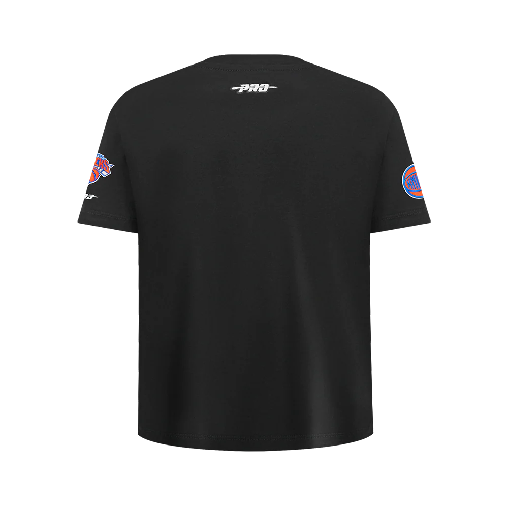 NBA NEW YORK KNICKS CLASSIC BIG BOYS SJ TEE (BLACK) - Image 3