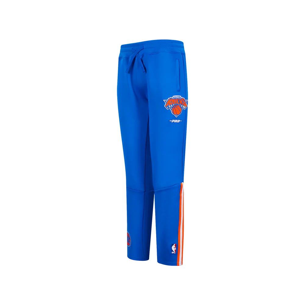NBA NEW YORK KNICKS CLASSIC BIG BOYS TRACK PANT (ROYAL BLUE/ORANGE) - Image 2