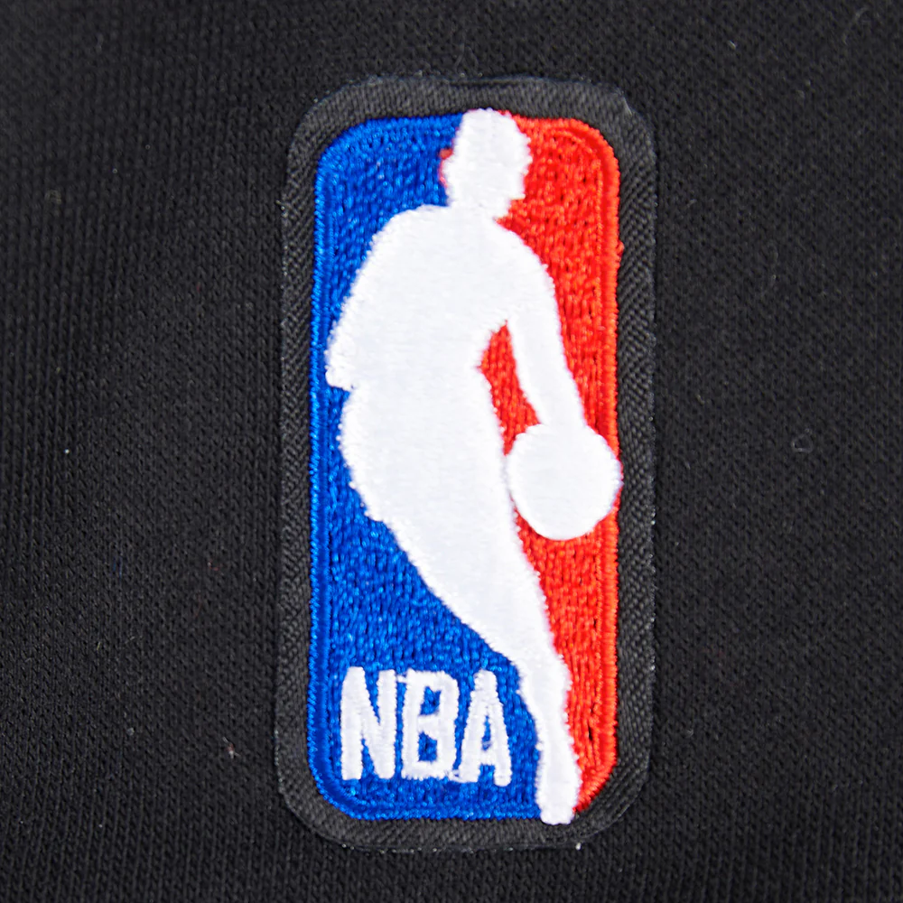 NBA NEW YORK KNICKS CLASSIC BIG BOY'S FLC FZ PO HOODIE (BLACK) - Image 5