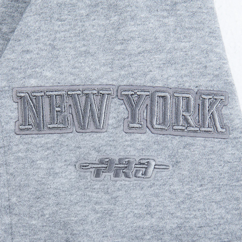 NBA NEW YORK KNICKS NEUTRAL BIG BOYS FLC CREWNECK (DARK HEATHER GRAY) - Image 7