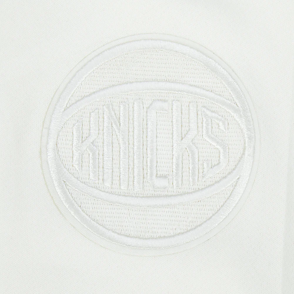 NBA NEW YORK KNICKS Jalen Brunson #11 NEUTRAL PNN BIG BOY'S FLEECE PO HOODIE (EGGSHELL) - Image 8