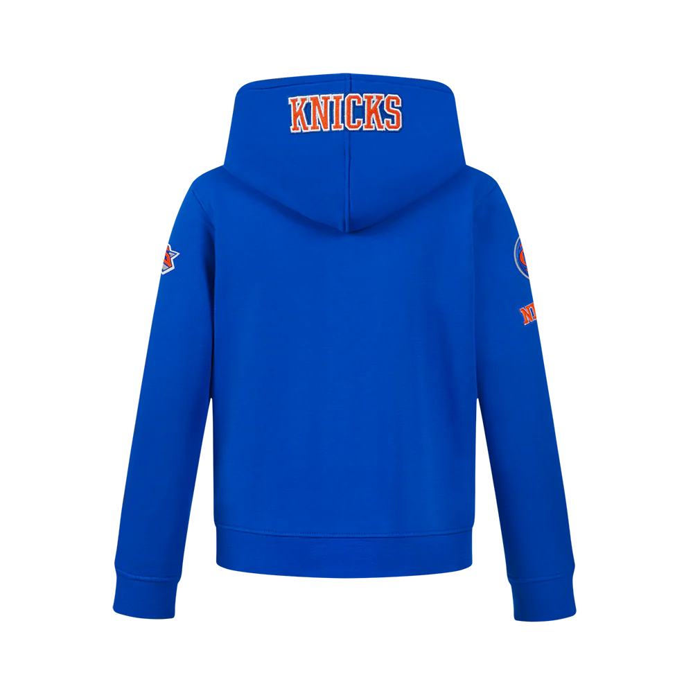 NBA NEW YORK KNICKS MIKAL BRIDGES #25 CLASSIC PNN BIG BOY'S FLEECE PO H (ROYAL BLUE) - Image 3